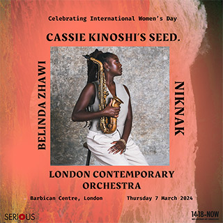 Cassie Kinoshi’s seed at Barbican on Thursday 7th March 2024