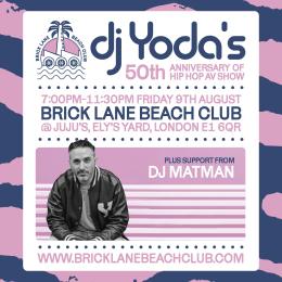 DJ Yoda at Juju's Bar and Stage on Friday 9th August 2024