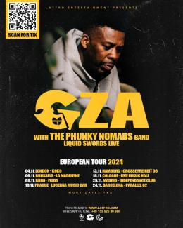 GZA  at Wembley Arena on Monday 4th November 2024