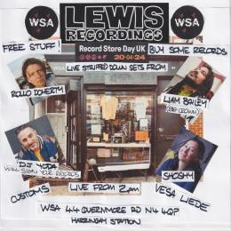 LEWIS RECORDINGS RECORD STORE DAY at WSA on Saturday 20th April 2024