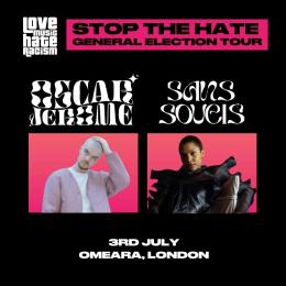 LoveMusicHateRacism at Omeara on Wednesday 3rd July 2024
