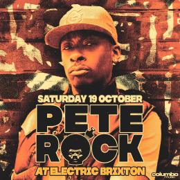 Pete Rock at Electric Brixton on Saturday 19th October 2024