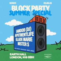 SENSES Block Party at The Troxy on Saturday 3rd August 2024