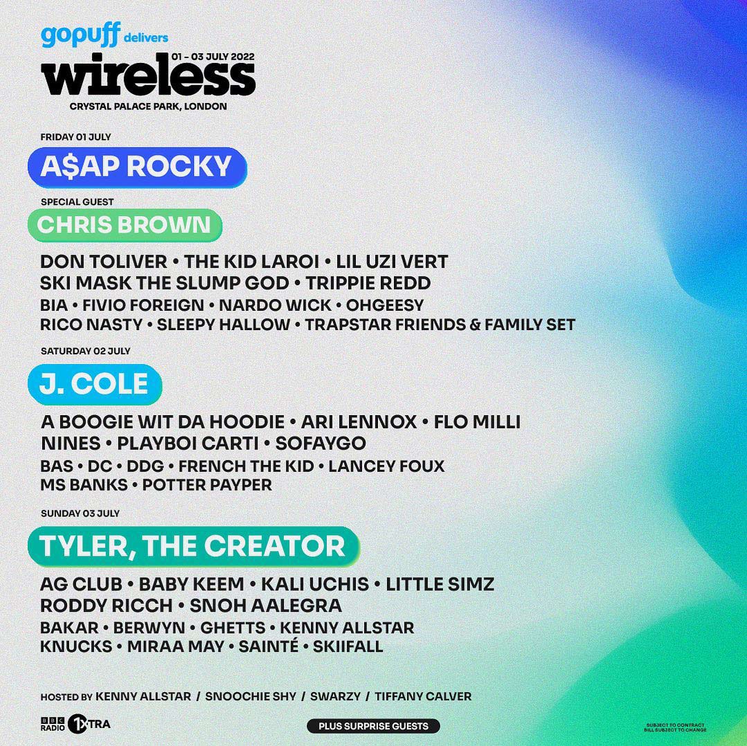 Wireless Festival 2022 Crystal Palace Park Ah Sh!t